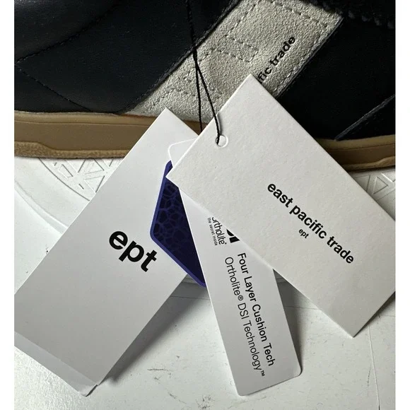 East Pacific Trade Black Santos Black Gum New 12M 45EU (AA) - Picture 7 of 16